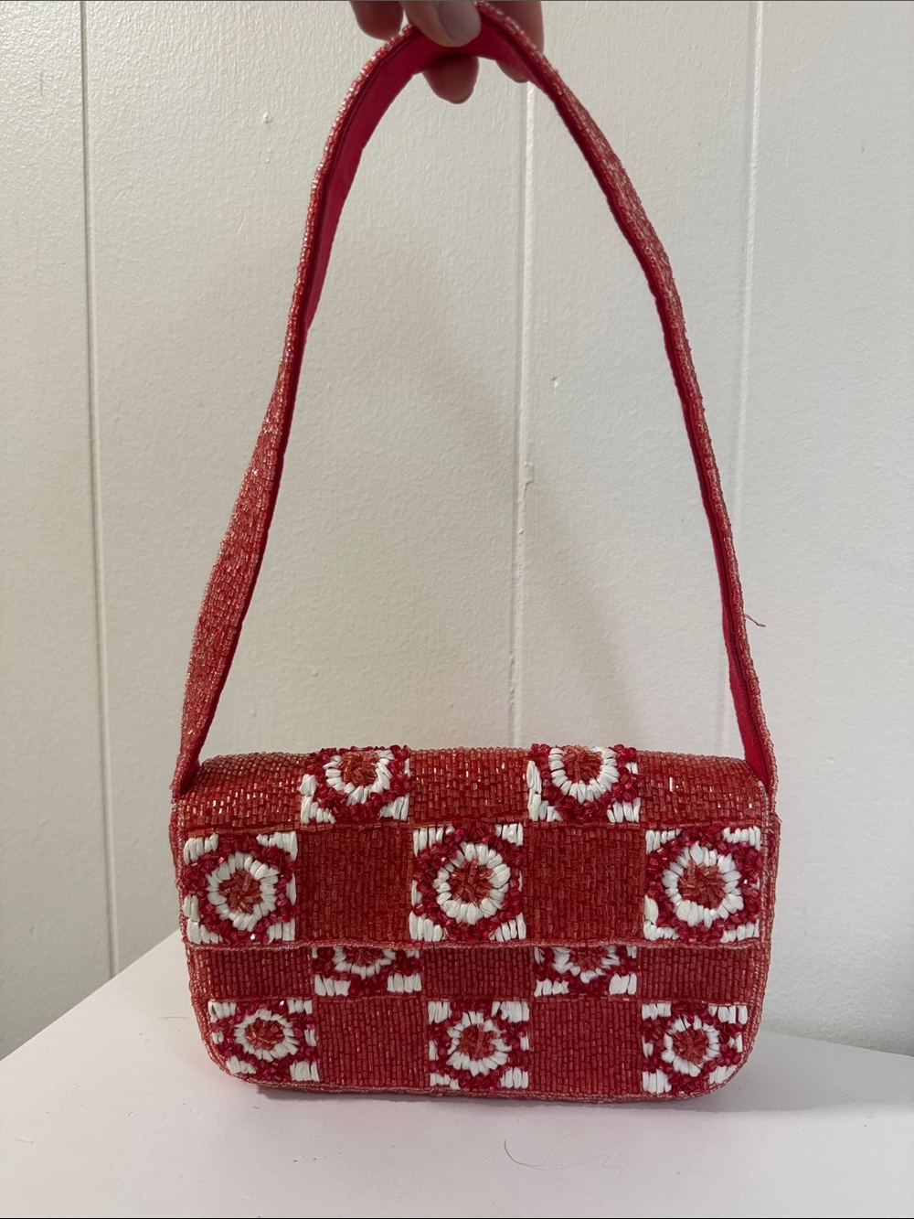 Fiona beaded bag: floral edition